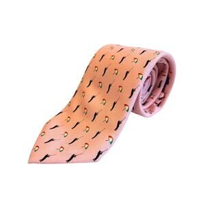 Vineyard Vines Silk Neck Tie Arnold Palmer Invitational Golf Pink USA Made *READ